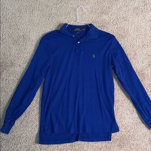 Blue Ralph Lauren long sleeve shirt with Collar